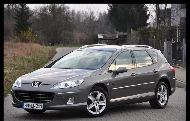 Peugeot 407 cena 18900 przebieg: 155600, rok produkcji 2009 z Siedlce małe 497